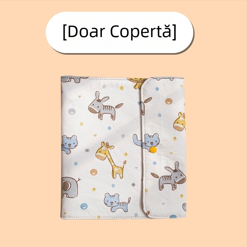 Album din material textil pentru sarcină, cu design rulabil, pentru rapoarte de ecografii și examene