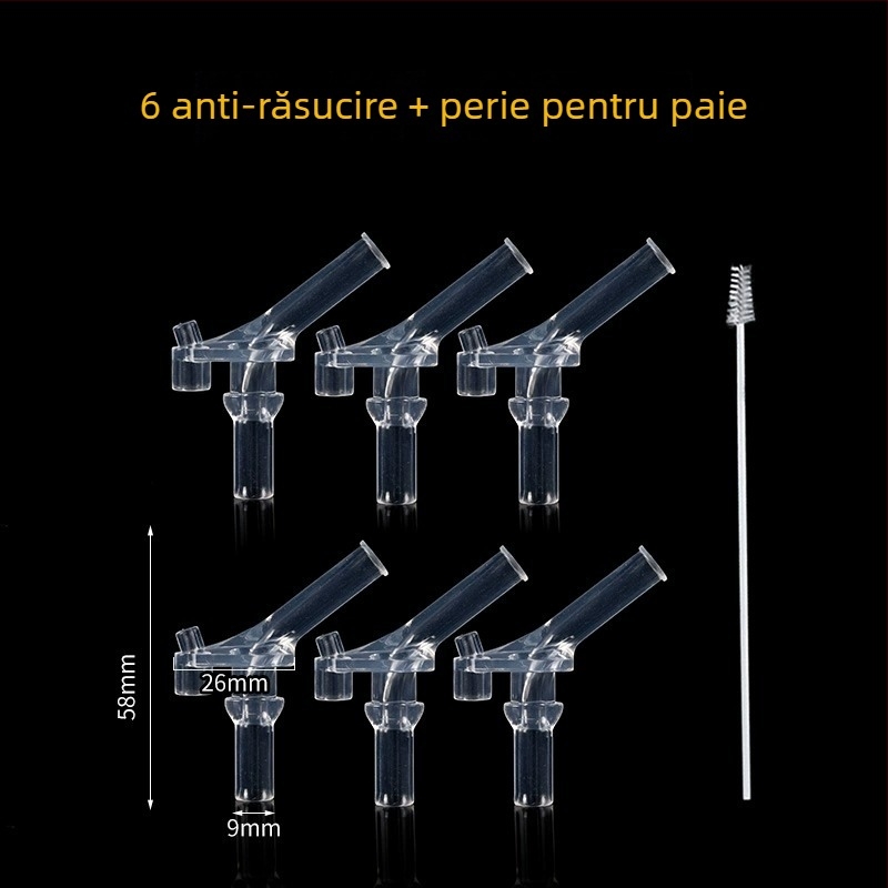 Capac termos universal cu dop din silicon anti scurgeri – accesorii pentru capac și pai