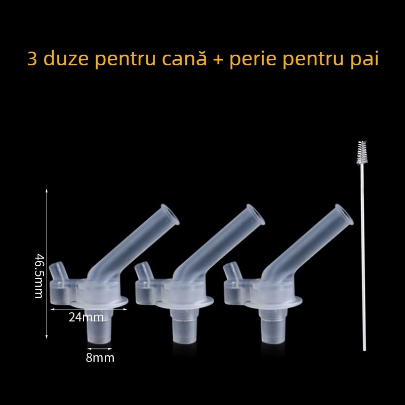 Capac termos universal cu dop din silicon anti scurgeri – accesorii pentru capac și pai