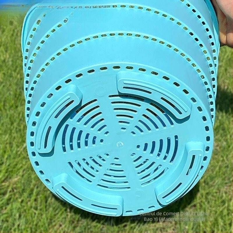 Ghiveci plastic mare, aerisit, cu controlul rădăcinilor, pentru trandafiri și hortensie, cu pereți întăriți, previne putrezirea rădăcinilor, durabil pentru orhidee, pentru uz de birou