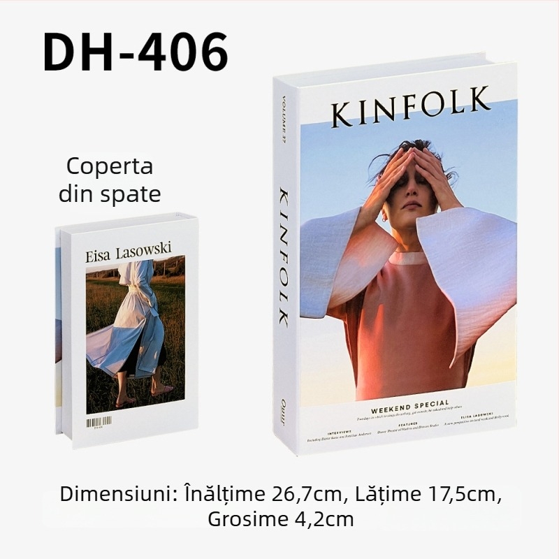 Carte decorativă în stil Instagram — replică minimalistă pentru recuzita de fotografie de modă