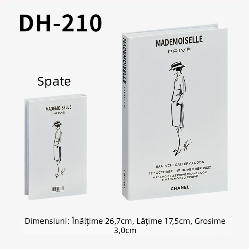 Carte decorativă în stil Instagram — replică minimalistă pentru recuzita de fotografie de modă