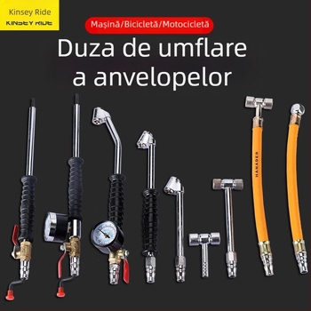 Duză de umflare a pneurilor pentru autoturisme, motociclete, biciclete și camioane
