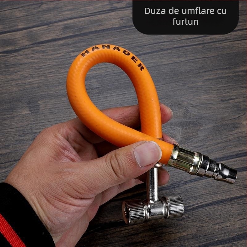 Duză de umflare a pneurilor pentru autoturisme, motociclete, biciclete și camioane