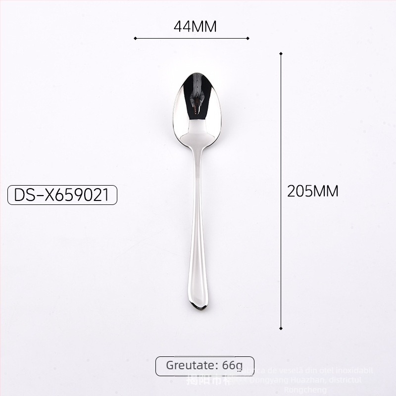 Set din oțel inoxidabil cu cuțit, furculă și lingură pentru masă în stil occidental – utilizare casnică, oțel inoxidabil 304, design minimalist modern, include cuțit pentru friptură, lingură de cafea și lingură de servire