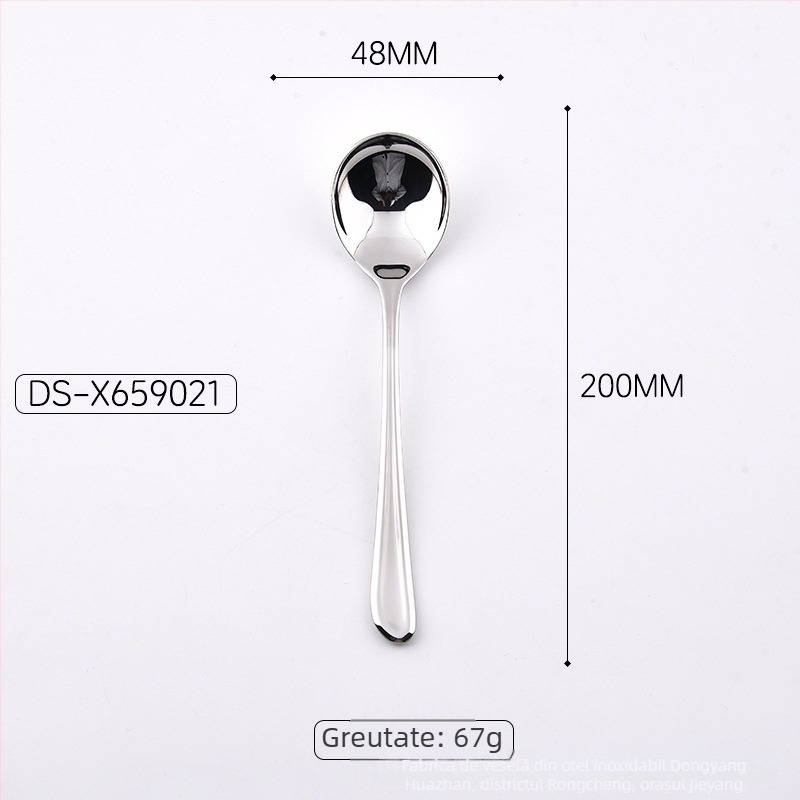 Set din oțel inoxidabil cu cuțit, furculă și lingură pentru masă în stil occidental – utilizare casnică, oțel inoxidabil 304, design minimalist modern, include cuțit pentru friptură, lingură de cafea și lingură de servire