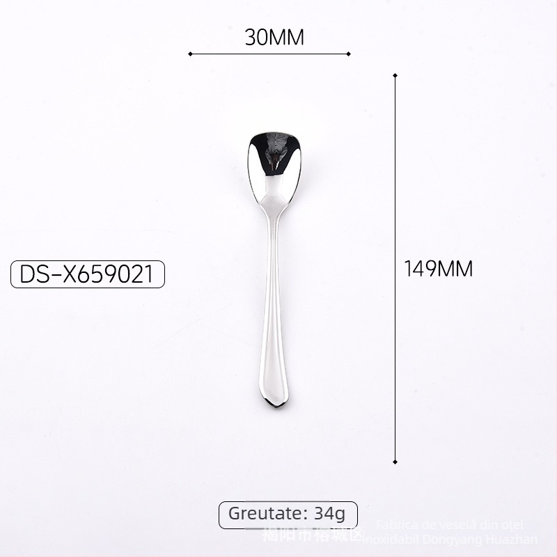 Set din oțel inoxidabil cu cuțit, furculă și lingură pentru masă în stil occidental – utilizare casnică, oțel inoxidabil 304, design minimalist modern, include cuțit pentru friptură, lingură de cafea și lingură de servire
