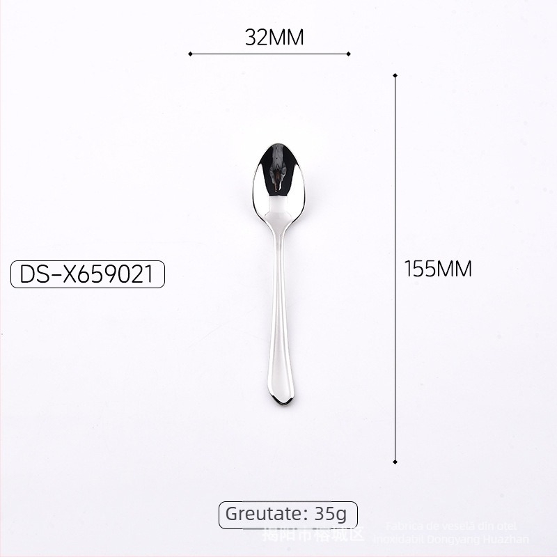 Set din oțel inoxidabil cu cuțit, furculă și lingură pentru masă în stil occidental – utilizare casnică, oțel inoxidabil 304, design minimalist modern, include cuțit pentru friptură, lingură de cafea și lingură de servire