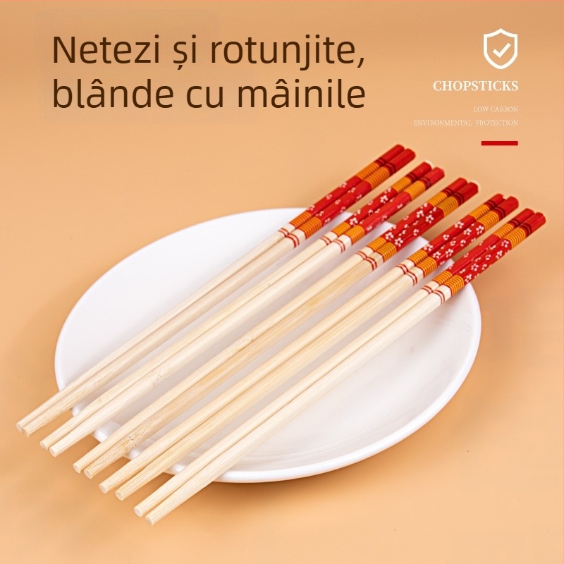 Bețe de bambus, de unică folosință, pentru petreceri acasă, nunți și sărbători