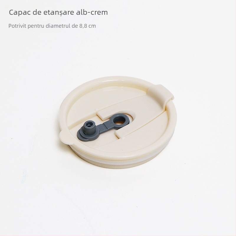 Capac din silicon pentru cană, protecție împotriva prafului și etanșare împotriva scurgerilor, formă circulară, pentru uz casnic și de birou