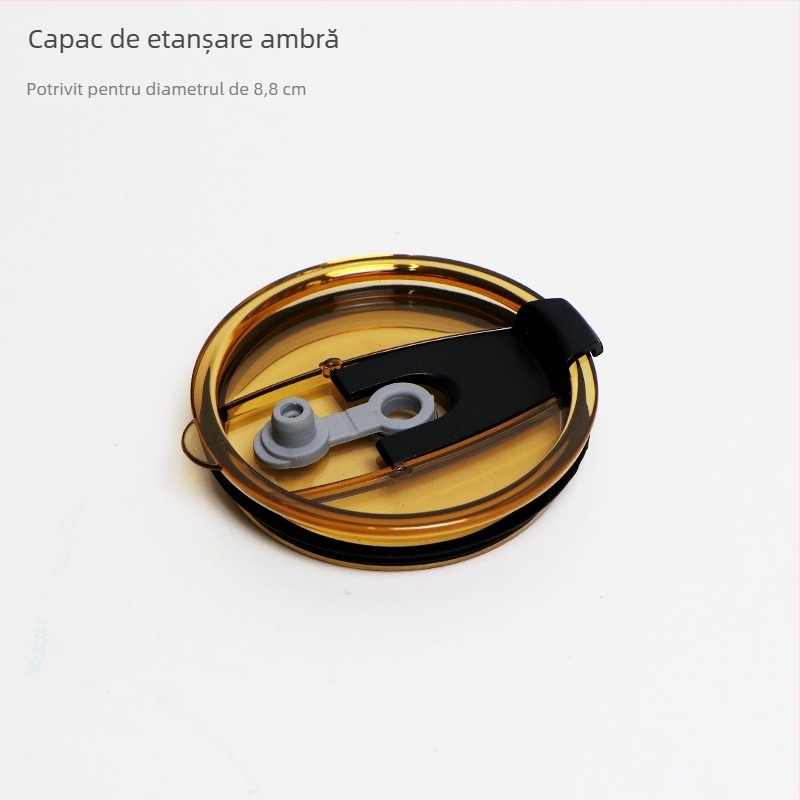 Capac din silicon pentru cană, protecție împotriva prafului și etanșare împotriva scurgerilor, formă circulară, pentru uz casnic și de birou