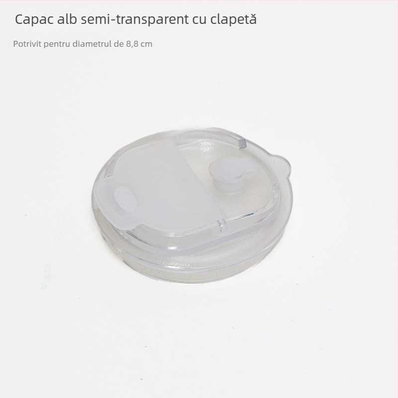 Capac din silicon pentru cană, protecție împotriva prafului și etanșare împotriva scurgerilor, formă circulară, pentru uz casnic și de birou