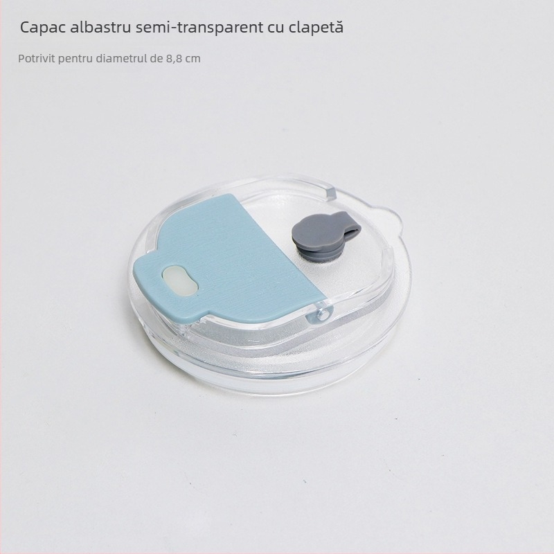 Capac din silicon pentru cană, protecție împotriva prafului și etanșare împotriva scurgerilor, formă circulară, pentru uz casnic și de birou