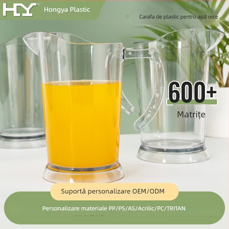 Recipient din plastic pentru apă rece, de calitate alimentară, cu logo imprimat; distribuție băuturi pentru bar; cană pentru sucuri și băuturi; halba de bere
