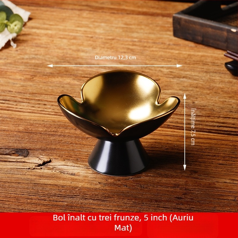 Farfurie înaltă de aperitiv, stil japonez, platou creativ pentru gustări, recipient mic personalizabil, porțelan decorativ, ceașcă de decor pentru sashimi