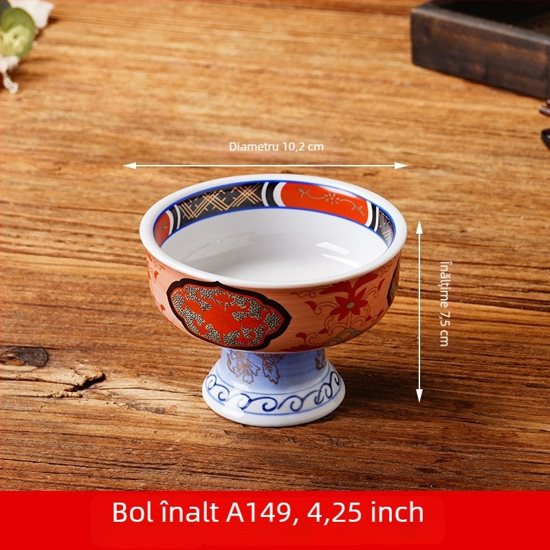 Farfurie înaltă de aperitiv, stil japonez, platou creativ pentru gustări, recipient mic personalizabil, porțelan decorativ, ceașcă de decor pentru sashimi