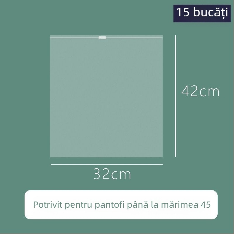 Geantă transparentă pentru depozitarea încălțămintei, anti-praf și rezistentă la umezeală pentru călătorii