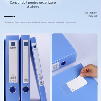 Cutie pliabilă A4 pentru documente și chitanțe financiare – True Color