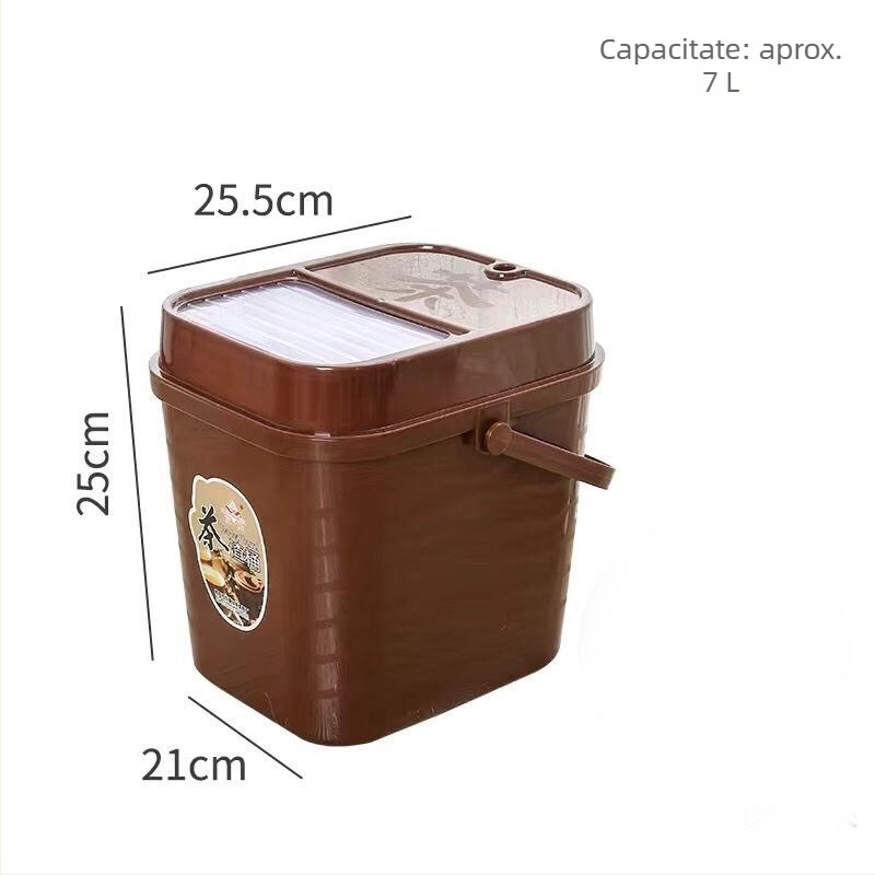 Găleată din plastic pentru resturi de ceai și apă uzată – filtrare Gongfu ceai, uz casnic