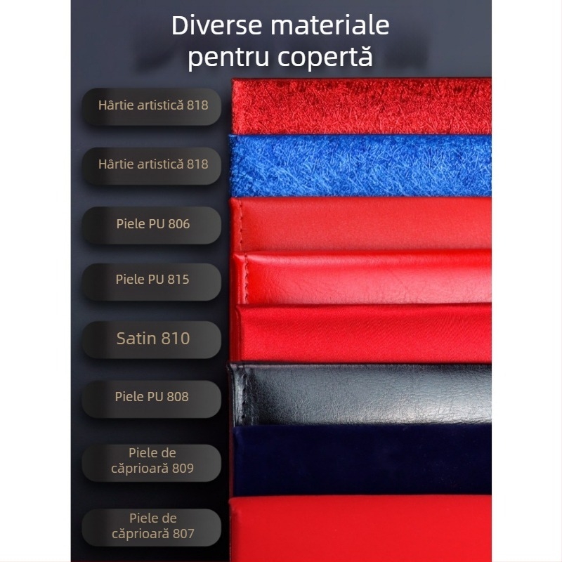 Dosar A4 cu separatoare pentru foi de examen și materiale, papetărie de birou, carte de recitație și carnet de semnături