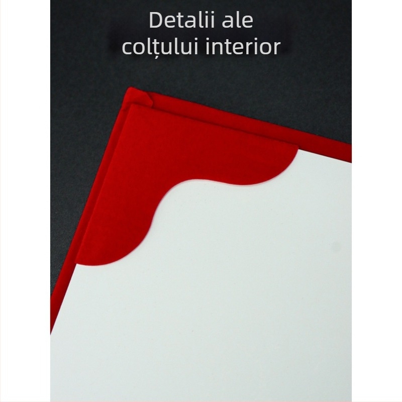 Dosar A4 cu separatoare pentru foi de examen și materiale, papetărie de birou, carte de recitație și carnet de semnături