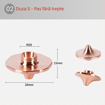 Piese de schimb pentru duzele mașinii de tăiat cu laser, duze cu un singur strat și cu două straturi, vârfuri de tăiere cu fibră, gamă completă de specificații
