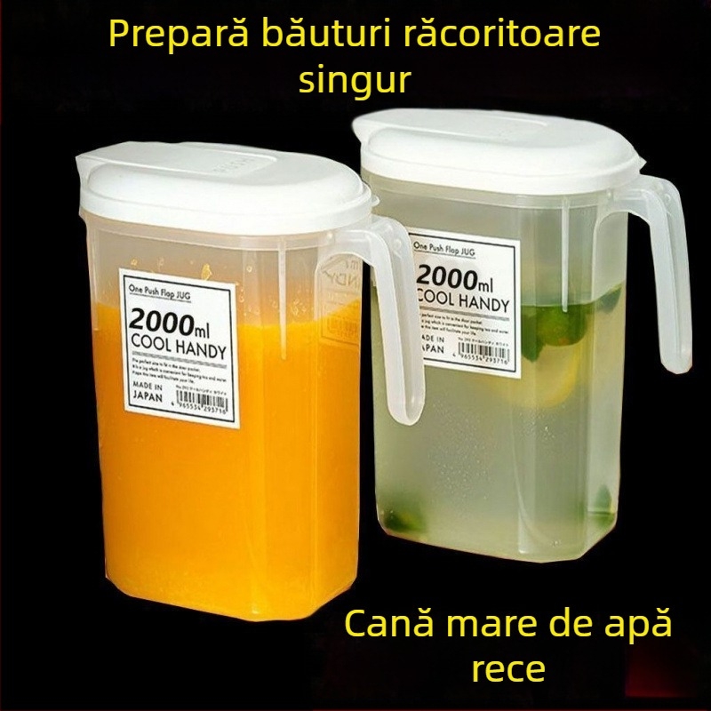 Recipient de apă în stil japonez pentru uz casnic, cu capacitate mare, rezistent la temperaturi înalte, pentru depozitare de vară a băuturilor și infuzie rece de ceai cu fructe