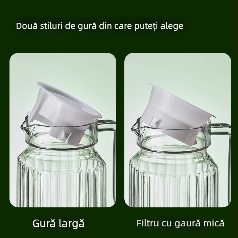 Carafă de apă rece din plastic, PC-acrilic, rezistentă la temperaturi ridicate, pentru restaurante și baruri, recipient pentru sucuri și băuturi
