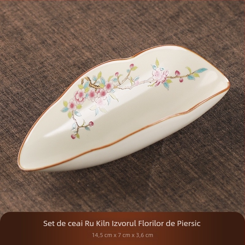 Set ceramic pentru ceremonia ceaiului cu ustensile de ceai