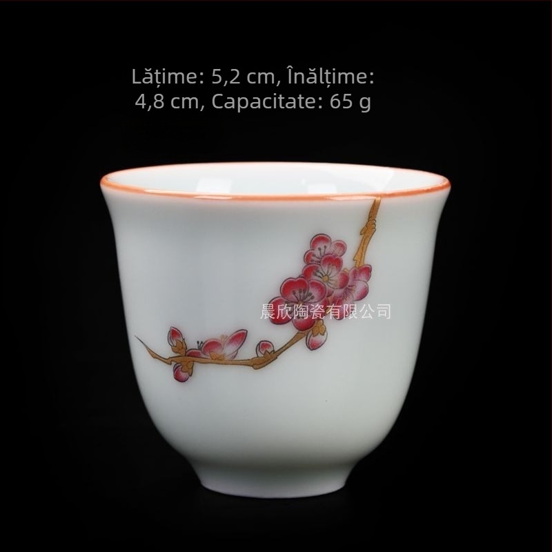 Ceainic de porțelan Shadow Blue, făcut manual, cu mâner și infuzor Yin-Yang, Shuya Xishi, stil minimalist modern