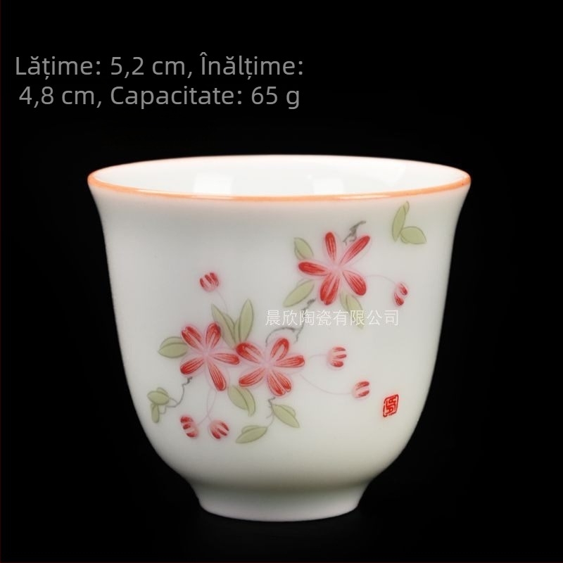 Ceainic de porțelan Shadow Blue, făcut manual, cu mâner și infuzor Yin-Yang, Shuya Xishi, stil minimalist modern