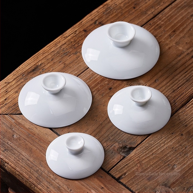 Vas ceramic cu capac pentru ceremonia Gongfu – capac inclus, disponibile dimensiuni mari, medii și mici