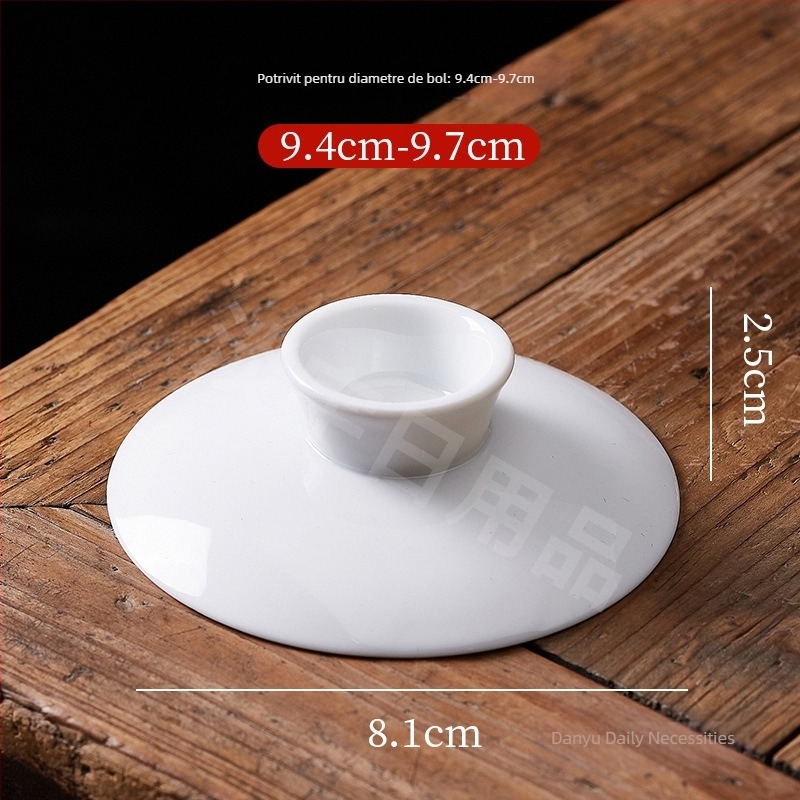 Vas ceramic cu capac pentru ceremonia Gongfu – capac inclus, disponibile dimensiuni mari, medii și mici