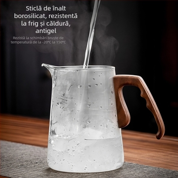 Infuzor de ceai elegant cu separare ceai-apă — ceainic, ceșcuță, set de ceai pentru birou
