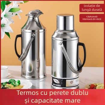 Recipient izolant din oțel inoxidabil pentru apă caldă, fără magneți, 8 lb, design duckbill