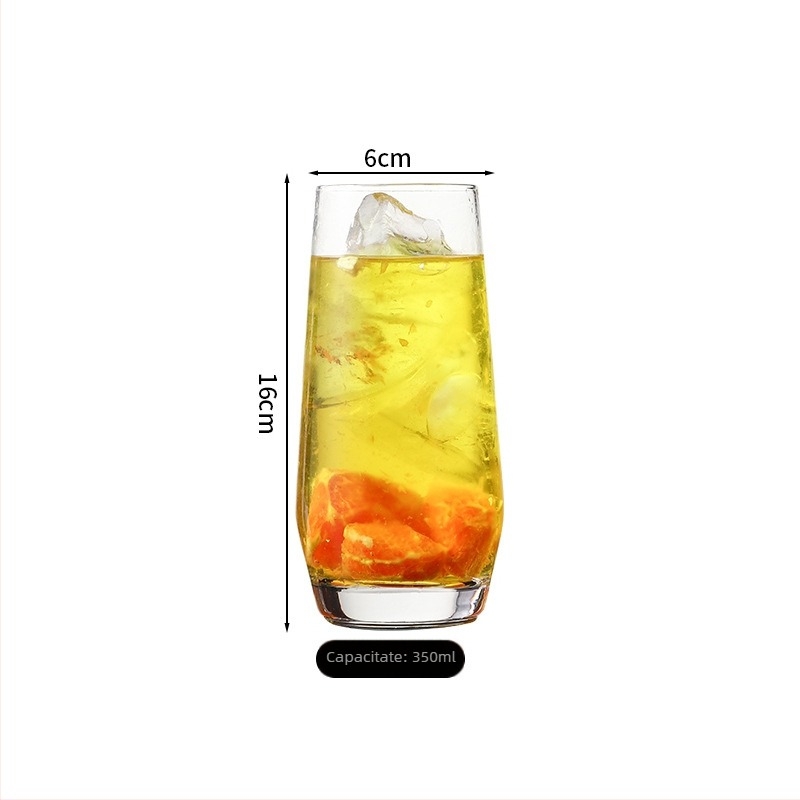 Pahar Mojito pentru cocktail, Collins / pahar lung, 300–400 ml, stil modern minimalist, pahar din sticlă cu logo imprimat