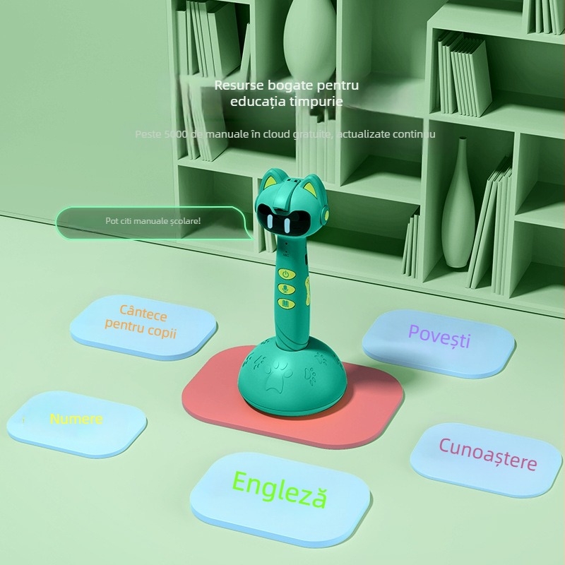 Pix cititor inteligent cu Wi‑Fi, evaluare vocală pentru copii — cărți ilustrate și manuale școlare