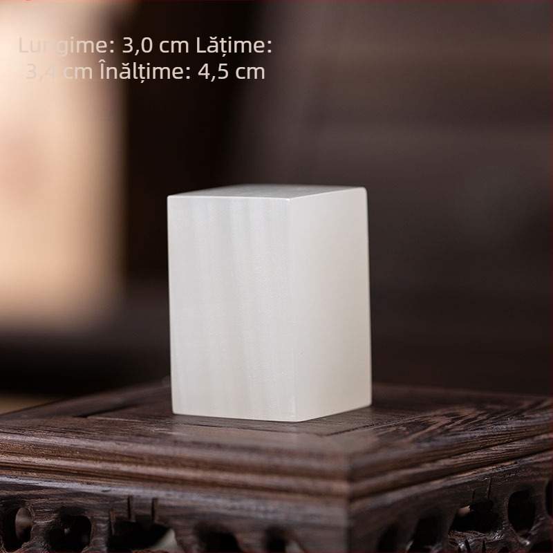Suport de capac de ceai, sculptat manual din jad și piatră glazurată, ornament pentru setul Kung Fu de ceai și Tea Pet