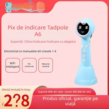 Pix de citire Tadpole pentru copii – model A3SA6S, învățare în engleză pe niveluri, Wi-Fi, inteligent, universal