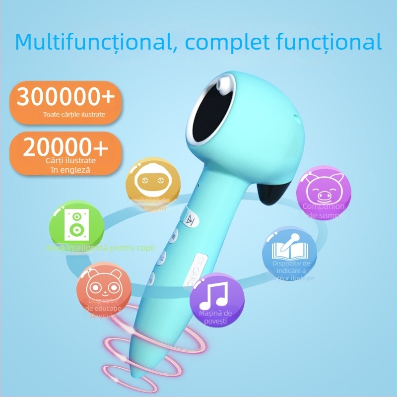 Pix de citire Tadpole pentru copii – model A3SA6S, învățare în engleză pe niveluri, Wi-Fi, inteligent, universal