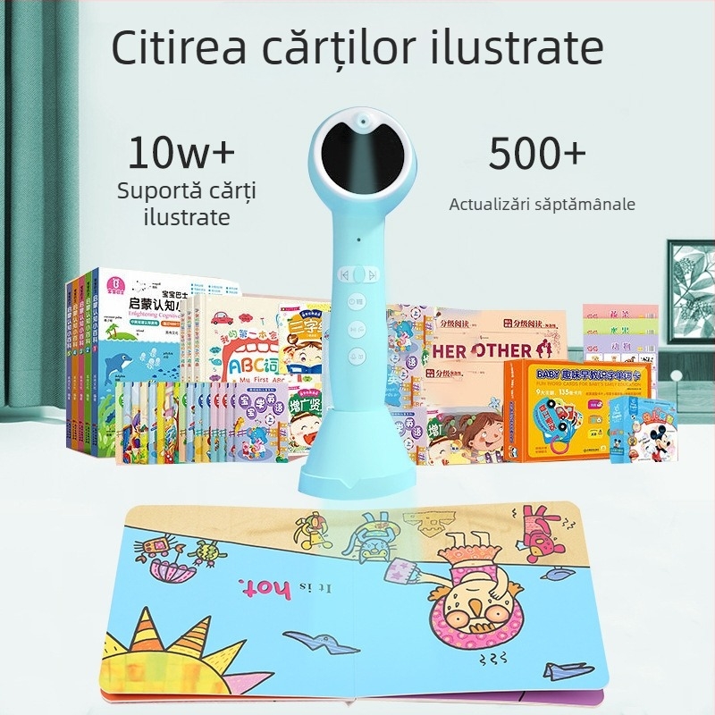 Pix de citire Tadpole pentru copii – model A3SA6S, învățare în engleză pe niveluri, Wi-Fi, inteligent, universal