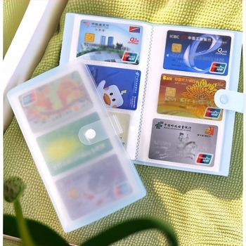 Album pentru copii pentru cărți și fotografii, 6 inch, cu pagini inserabile, album pentru cărți de vizită și Polaroid, 2 buzunare