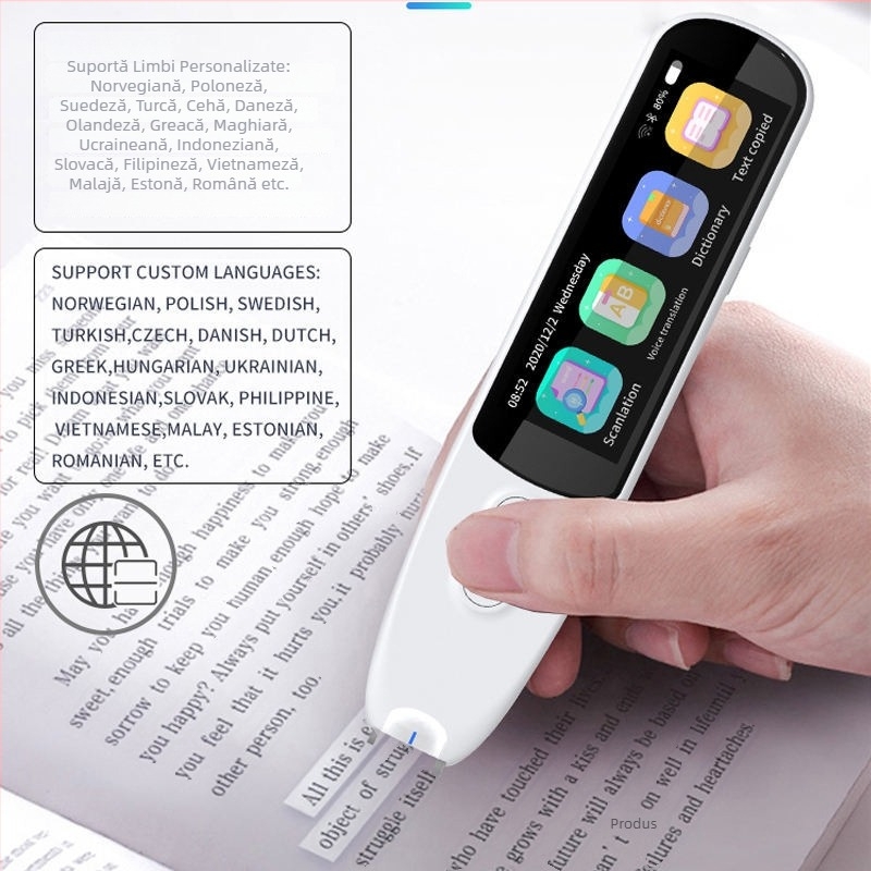 Pix de traducere multifuncțional pentru comerțul internațional, cu funcții de învățare, citire și scanare — traducător de limbă engleză