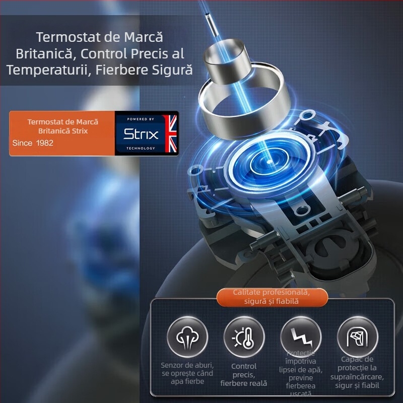 Supor SW-15T83A Fierbător electric, 1.5 L, din oțel inoxidabil 304, pereți dubli