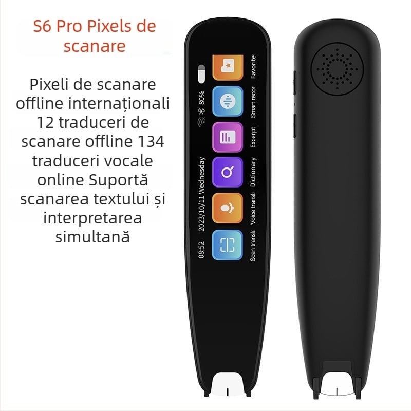 S6 Pro stil de scanare multilingv pentru traducere și lectură — Chineză, Engleză, Germană, Franceză, Japoneză, Coreeană și Cantoneză Tradițională