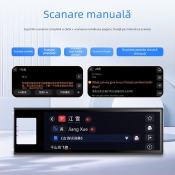 Pix de citire în limba engleză, pix dicționar offline universal pentru elevi din învățământ primar și gimnazial, pix de scanare și dispozitiv de citire cu traducere