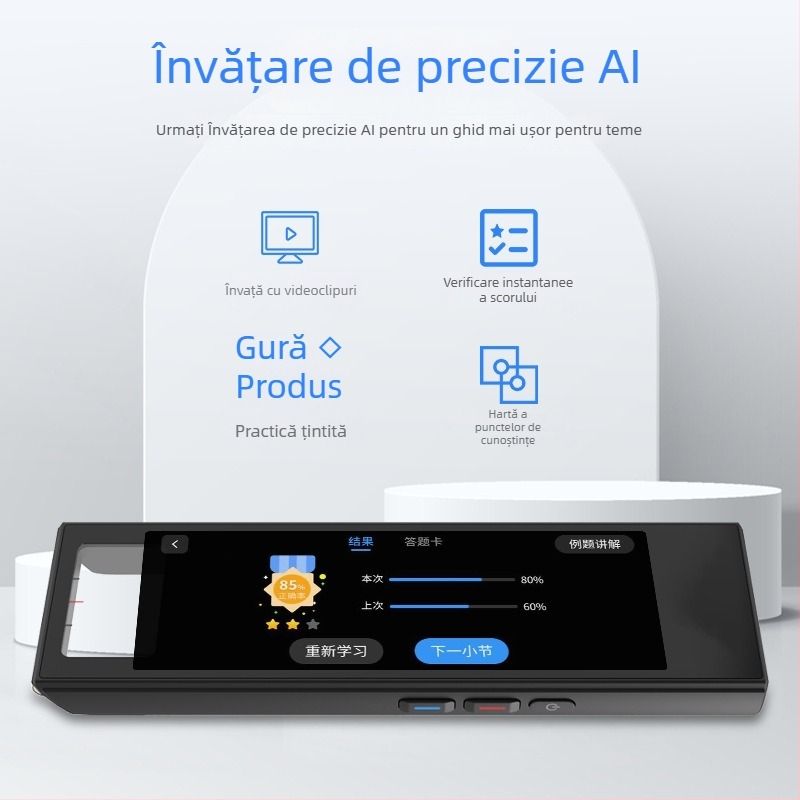 Pix de citire în limba engleză, pix dicționar offline universal pentru elevi din învățământ primar și gimnazial, pix de scanare și dispozitiv de citire cu traducere