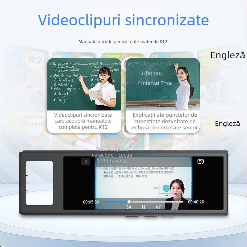 Pix de citire în limba engleză, pix dicționar offline universal pentru elevi din învățământ primar și gimnazial, pix de scanare și dispozitiv de citire cu traducere