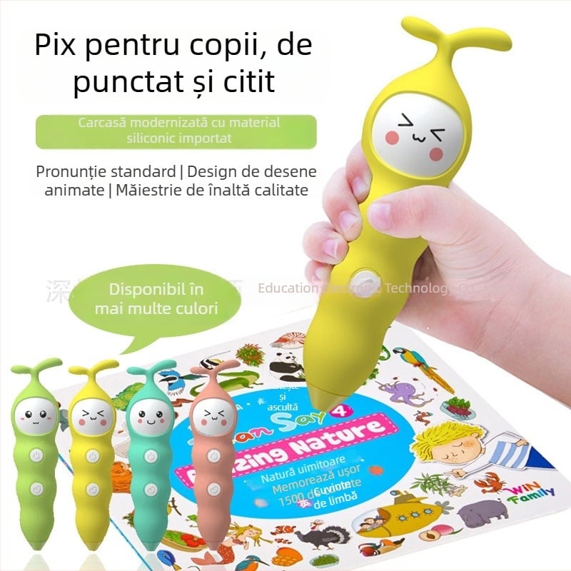 Peniță de citire pentru copii mici – dispozitiv de învățare a poveștilor, personalizabil OEM/ODM