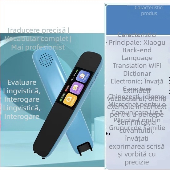 Peniță dicționar pentru elevi, cu citire sincronizată a materialelor didactice